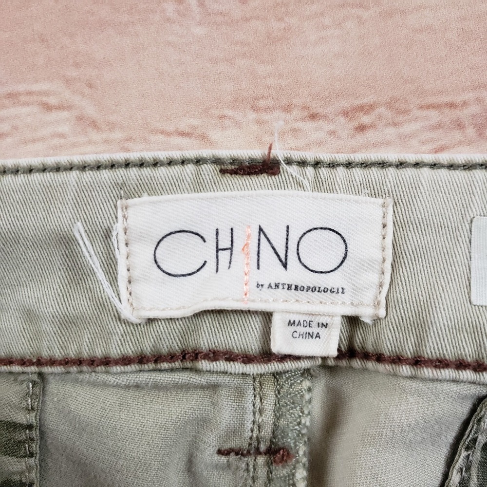 Anthropologie Pants Womens‎ 31 Beige Chino Relaxed Straight Casual Ladies 31x27 - Picture 5 of 12
